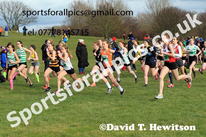 Girls under-15s 2022 NEHL Sherman Cup/Davison Shield, Temple Oark, South Shields. Photo: David T. Hewitson/Sports for All Pics